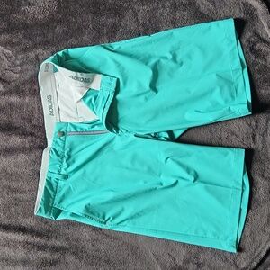 Mens adidas green golf shorts 36